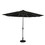 Island Umbrella NU6854 Calypso II Fiesta 11-ft Octagonal Market Umbrella with Solar LED Lights - Breez-Tex - Black