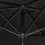 Island Umbrella NU6858 Bimini 6.5-ft x 10-ft Rectangular Market Umbrella - Polyester Canopy - Black