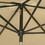 Island Umbrella NU6859 Bimini 6.5-ft x 10-ft Rectangular Market Umbrella - Polyester Canopy - Champagne