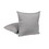 Island Retreat NU6920 All-Weather Outdoor Throw Pillow - Set of 2 - Slate Grey