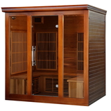 Heatwave SA1322 Cedar Elite 4-5 Person Premium Sauna w/ 9 Carbon Heaters
