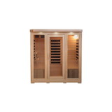 HeatWave SA7020 Sonoma 4-Person Hemlock Infrared Sauna with 9 Carbon Heaters