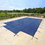Arctic Armor WS347BU Blue 18-Year Mesh Safety Cover for 16-ft x 36-ft Rect Pool w/ Center End Step