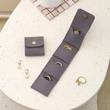 TOPTIE Mini Travel Jewelry Bag Portable Jewelry Pouch Organizer for Earrings Rings Small Jewelry Storage Bag