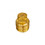 Couplings 1018 .5In Mpt Brass Square Head Plug 109F, Price/each
