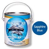 Sau-Sea Swimming Pool Products 1ECPRSB 1Gal Ecochoic Premglos Saphblu Sausea High Gloss Rubber