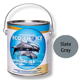 Sau-Sea Swimming Pool Products 1ECPRSG 1Gal Ecochoic Premgloss Slgray Sausea High Gloss Rubber