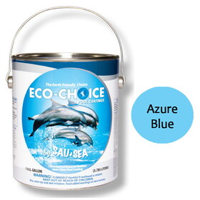 Sau-Sea Swimming Pool Products 1ECSGRAB 1Gal Ecochoice Semigloss Azblu Sausea Semi Gloss Rubber