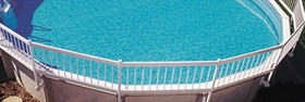 GLI Pool Products 30-BKIT-WHT Resin Fence 3 Sections Fob Factory Gli White Kit B Abg Pools