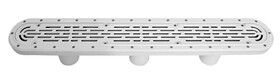 AquaStar Pool Products 32CDFLV103 32In Channel Drain Flat Grate Cover And Sump Grey