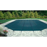 GLI Pool Products 45-0028RD-ESM-3-BX 28' Rd Estate Mesh Abg Winter Black 31' Cover Size W/ Perimeter Binding / Grommets / Cable/ Turnbuckle Gli