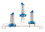 Rola-Chem 570401V Flowmeter 500 To 1900 Gpm, 8" Pvc Pipe Vertical Mount Rolachem, Price/each