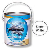 Sau-Sea Swimming Pool Products 5ECPRSW 5 Gal Snow Wht High Gloss Rubber Pool Paint Ecochoice Sausea