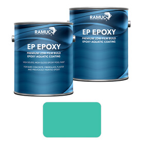 Ramuc 908130001 Epoxy Paint Type Ep Aqua, 1 Gal, Green