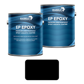 Ramuc 908132101 Epoxy Paint Type Ep, 1 Gal, Black