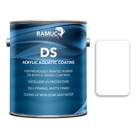 Ramuc 910131101 Ds Acrylic Paint Water Based Acrylic, 1 Gal, White