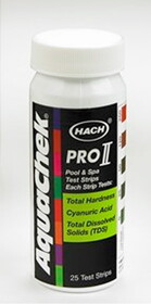 Hach 512084 Aquachek Pro Ii Test Strips For Cya Tds Lr Hardness Lh Hardness Bottle Of 25