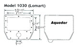 Aquador 1030 Winter Skimmer Plate Lomart Aquador Kit Above Ground