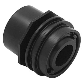 AquaStar Pool Products 3305 Flush Mnt Aim Flow/Water Barrier Fits Inside 2In Pipe With 1In Orifice Dark Gray