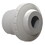 AquaStar Pool Products 4203 Directional Eyeball Fitting 3 Pc 1 1/2In Knock-In With 3/4In Orifice Light Gray, Price/each