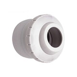 AquaStar Pool Products 6101 Directional Eyeball Fitting 3 Pc 2In Knock-In With 1In Orifice White