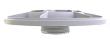 AquaStar Pool Products 6E15T101 White 6In Bulkhead Extended W/ 1 1/2 Mpt
