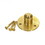 Meyco HWOOD Brass Wood Deck Anchor With 3 Screws Per Anchor, Price/each