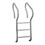 Zodiac CBL-103E 3 Step Camelback Ig Ladder .049In Tube Plastic Step Sr Smith, Price/EA