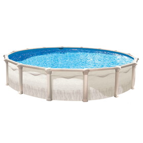 Trendium Pool Products POLY-GB122454SSSTSSCA1 12' X 24' Oval 54In Chesapeake Abg Pool Braceless