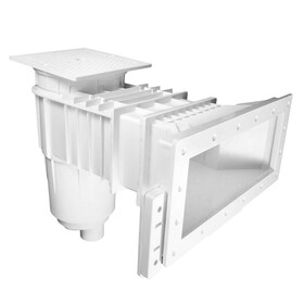Custom Molded Products 25160-210-000 Vinyl Liner Skimmer (Wide Mouth) With Extended Throat; White