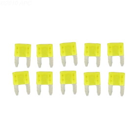 Hayward GLX-F20A-10PK Kit-Fuse 20A Yellow 10 Pack (After1104)