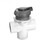Balboa Water Group 11-4000GRY 3 Way Hydroflow Valve 2In, Price/each