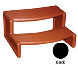 Confer Plastics Inc. Handi Step 2 Black Straight Or Curved Combo Leisure Accents