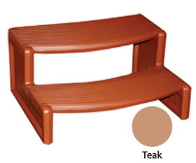 Confer Plastics HS2TK Handi Step 2 Teak Straight Or Curved Combo