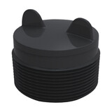 AquaStar Pool Products HV102 2In Hydrostatic Relief Valve Black