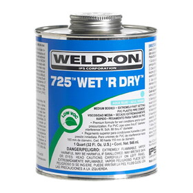 IPS 10165 1 Qt 725 Wet 'R' Dry Blue Pvc Cement