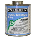 IPS 1 Qt 744 Ecopool Med Clr Cement Low Voc / To 6In Sched 40 4In Sched 80