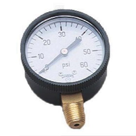 Jed Pool Tools 80-845-B Pressure Gauge 1/4Inlower Mount