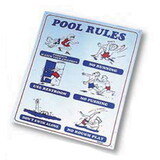 Jed Pool Tools 90-100 Pool Rules 18Inx24In