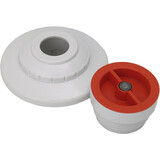 AquaStar Pool Products MP103 1/2In Extender With 3 Pc Decorative Cover And Plaster Cap With 1In Orifice Light Gray