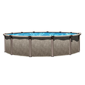Trendium Pool Products 12'X23'X52In Oval Patriot Above Ground Pool