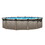 Trendium Pool Products 12'X23'X52In Oval Patriot Above Ground Pool, Price/KIT