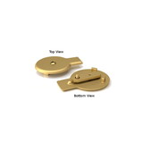 Perma-Cast PE-8 Anchor Cover Brass 2 Pcs Permacast With Screw