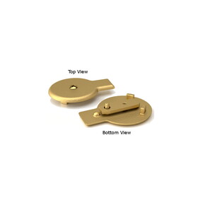 Perma-Cast PE-8 Anchor Cover Brass 2 Pcs Permacast With Screw