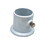 Perma-Cast PF-2115-L Deck Ladder Flange Aluminum 1.5In Tube Above Round White Permacast, Price/each