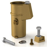 Perma-Cast PS-4015-B 4In Anchor Socket Bronze 1.5In Permacast