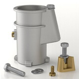 Perma-Cast PS-4019-C 4In Anchor Socket Aluminum 1.9In Permacast Hanover Clone