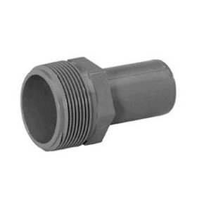Lasco Fittings 1436-205 1.5In X 1.25In Mpt X Spigot Pool Adapter 2In Long Hi-Max Fitting