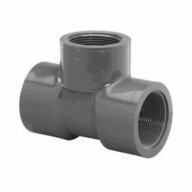 Lasco Fittings 805-015 1.5In Fpt Tee Schedule 80 Gray