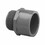 Lasco Fittings 836-010 1In Mpt X Skt Male Adapter Schedule 80 Gray, Price/each